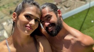 Sara Sálamo e Isco Alarcón.