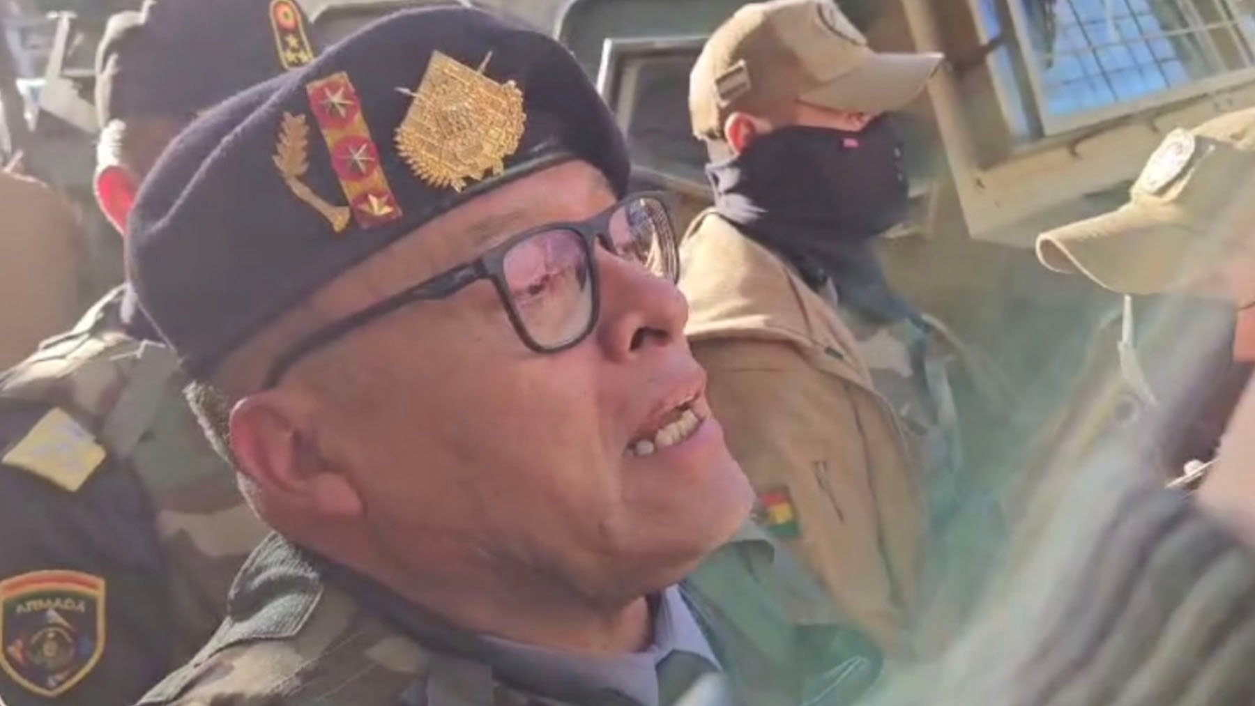 El comandante boliviano Juan José Zúñiga.