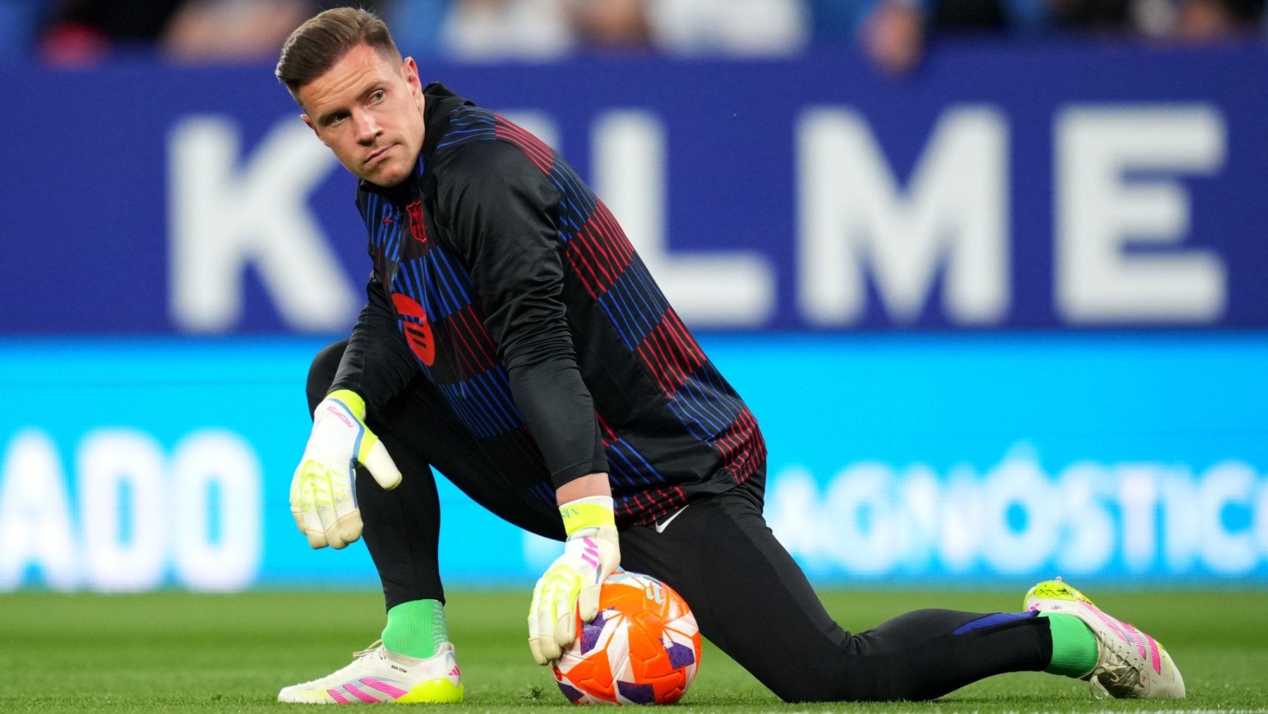 Ter Stegen con el Barcelona. (Getty)