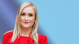 Cristina Cifuentes en un fotomontaje de Look / Gtres